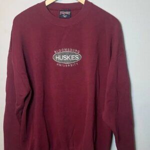 Vtg Bloomsburg University Huskies Crewneck Men’s XL JanSport Sweatshirt Made USA